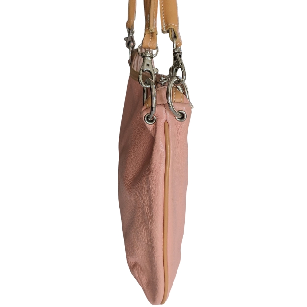 Maxx NY Pink Leather Hobo Bag - Picture 4 of 11